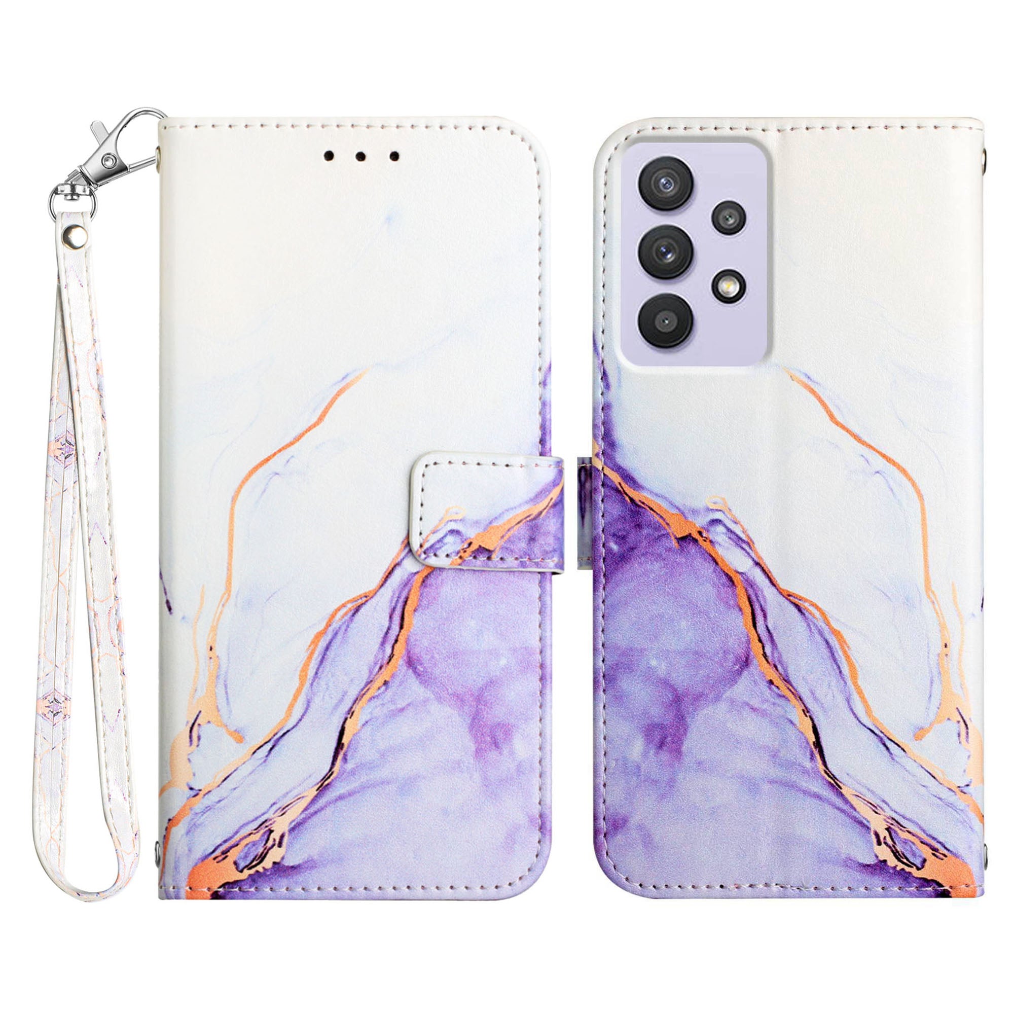 YB Pattern Printing Leather Series-5 for Samsung Galaxy A52 4G / 5G / A52s 5G PU Leather Cover Marble Pattern Wallet Phone Case YB Pattern Printing Leather Series-5 for Samsung Galaxy A52 4G / 5G / A52s 5G PU Leather Cover Marble Pattern Wallet Phone Case